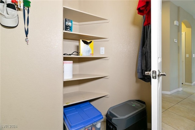 view of closet