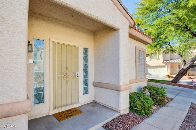 view of property entrance