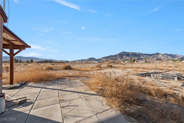 exterior space with a rural view