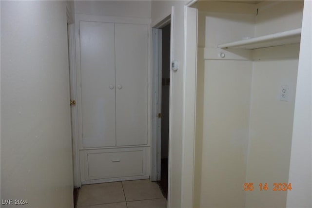 view of closet