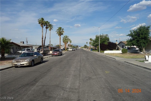 view of road