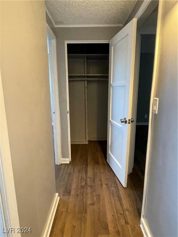 14 California Way, Henderson, NV 89015 - hall featuring a textured ceiling and hardwood / wood-style flooring