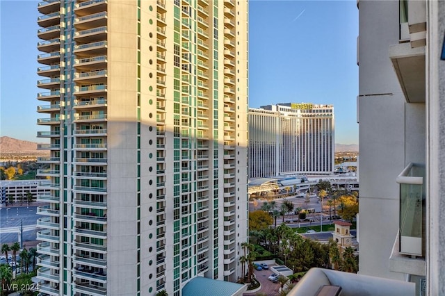 view of property featuring a mountain view