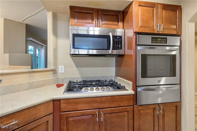 kitchen with stainless steel appliances