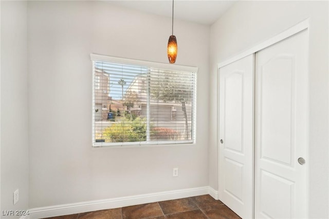 unfurnished bedroom featuring a closet