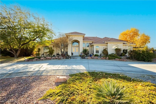 view of mediterranean / spanish house