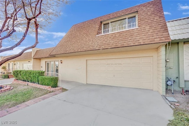 front facade featuring a garage