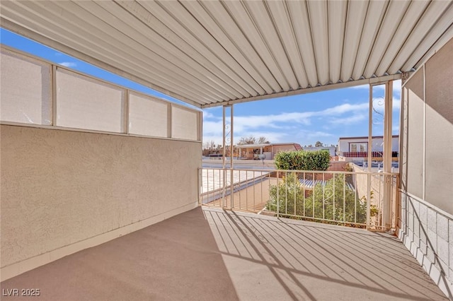 view of patio / terrace featuring a balcony