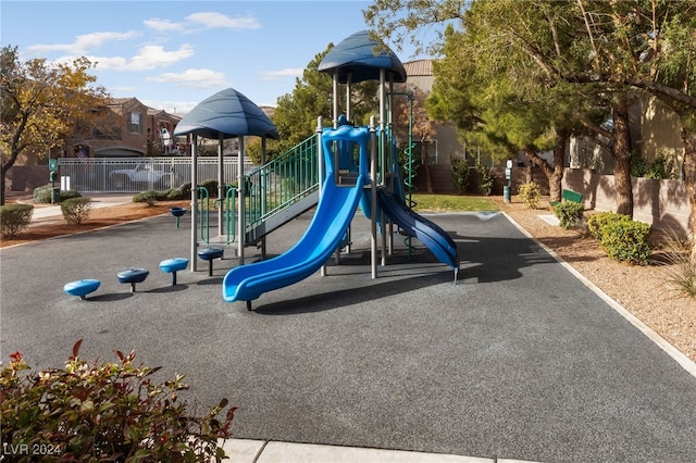 view of jungle gym