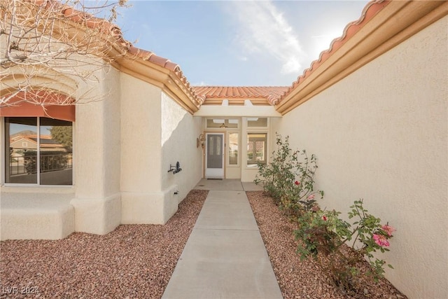 view of entrance to property