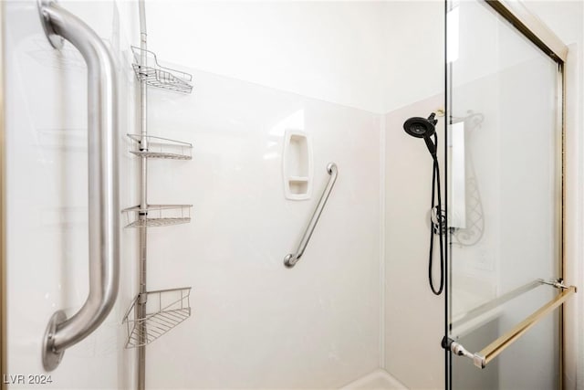 bathroom with walk in shower