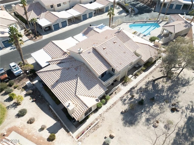 2157 Camel Mesa Dr, Laughlin, NV 89029 - aerial view of property and surrounding area featuring a pool