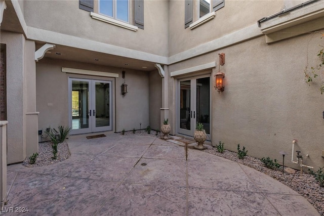 view of patio / terrace with french doors