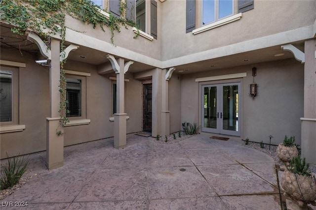 view of patio / terrace with french doors