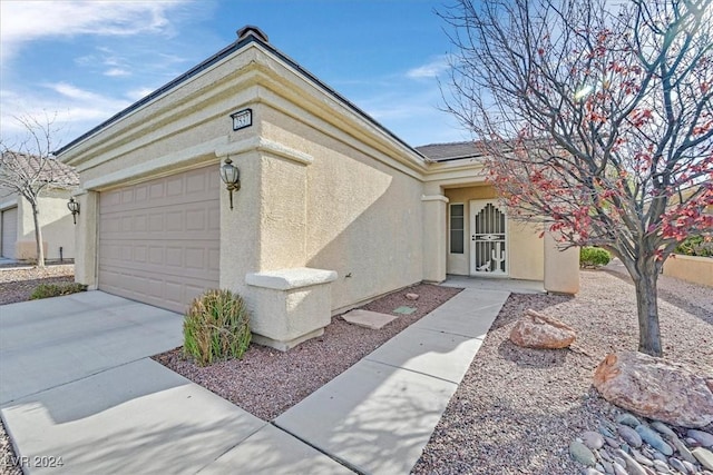 ranch-style house with a garage