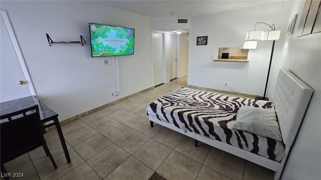 view of tiled bedroom