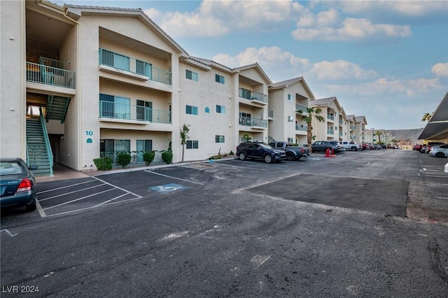 view of car parking