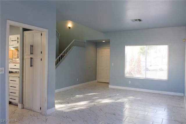 view of unfurnished living room