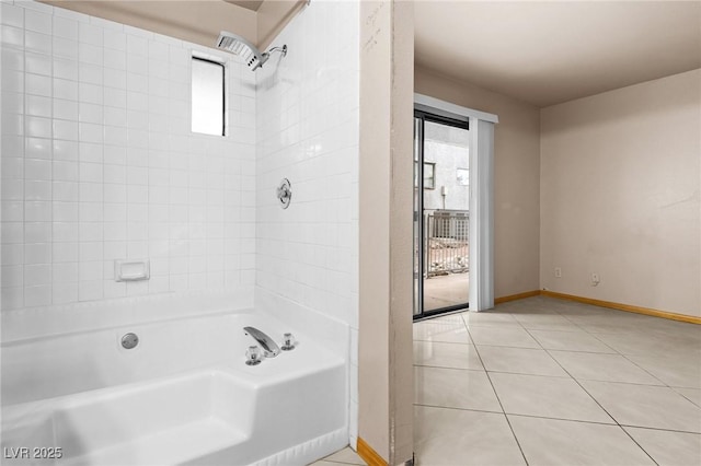 bathroom featuring tile patterned floors