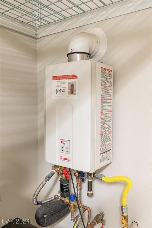 utilities with tankless water heater