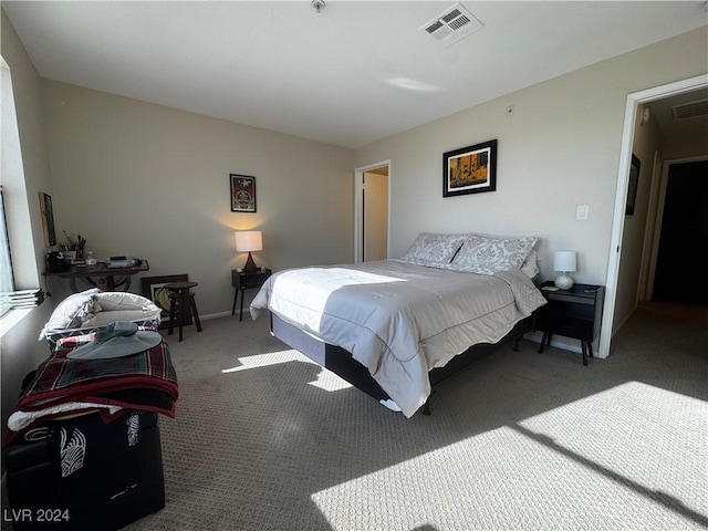 bedroom featuring carpet flooring