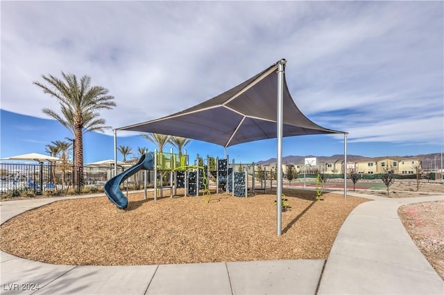 view of communal playground