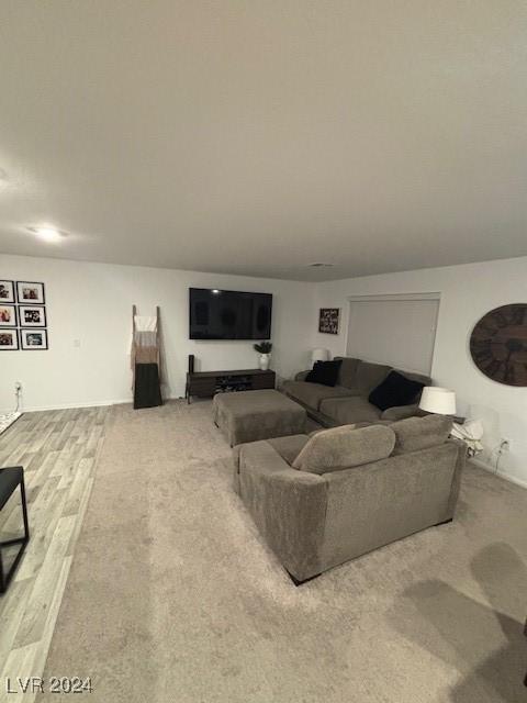 living room featuring wood finished floors