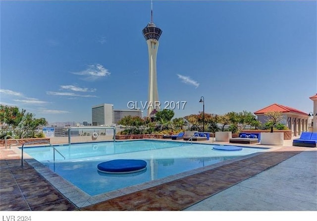 view of pool