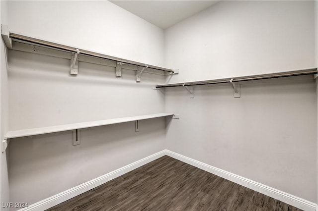 8351 Agave Bloom St, Las Vegas, NV 89131 - spacious closet with dark wood-type flooring