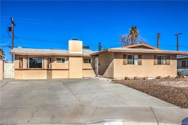 view of ranch-style home