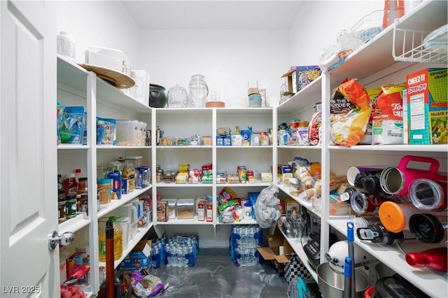 view of pantry