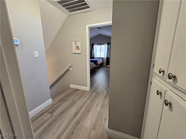 living room with light hardwood / wood-style floors