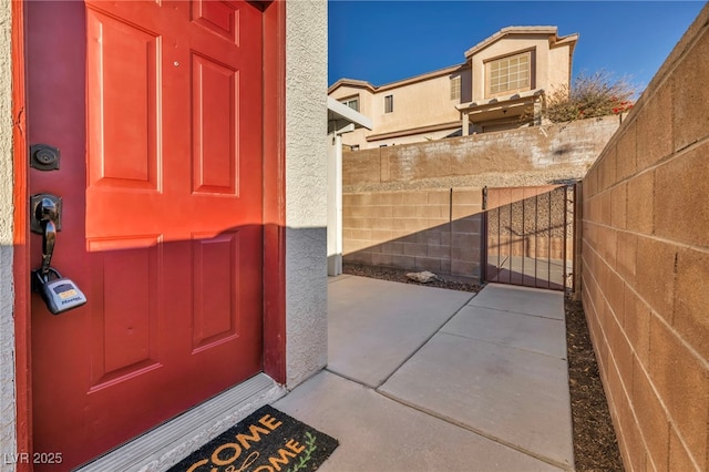 view of entrance to property