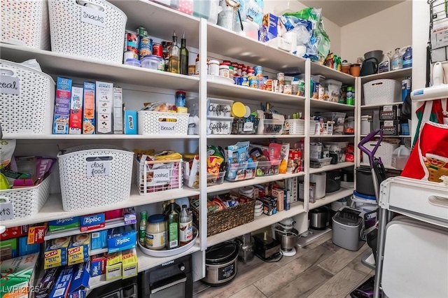 view of pantry