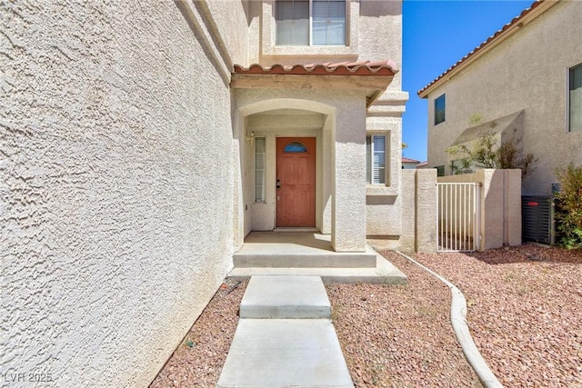 view of entrance to property