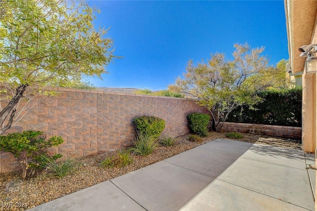 exterior space with a patio