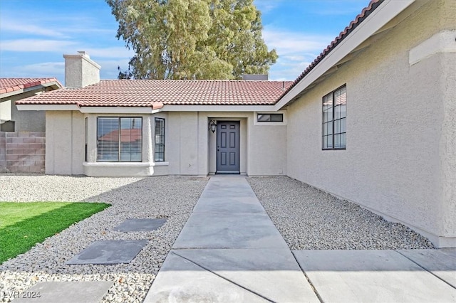 view of entrance to property