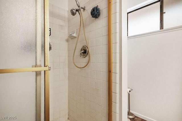 3609 Woodglen Ct, Las Vegas, NV 89108 - bathroom featuring a shower stall