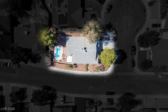 3609 Woodglen Ct, Las Vegas, NV 89108 - aerial view of a pool