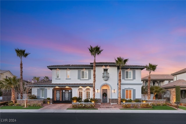 view of mediterranean / spanish-style home