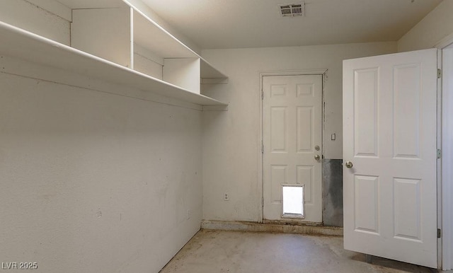 view of laundry area