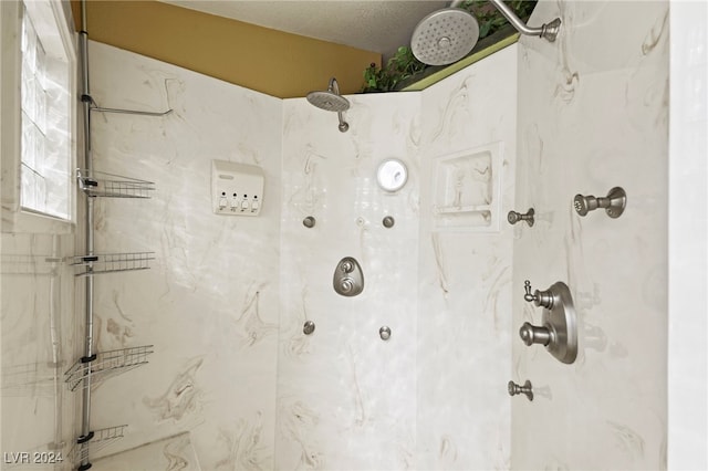 bathroom with walk in shower