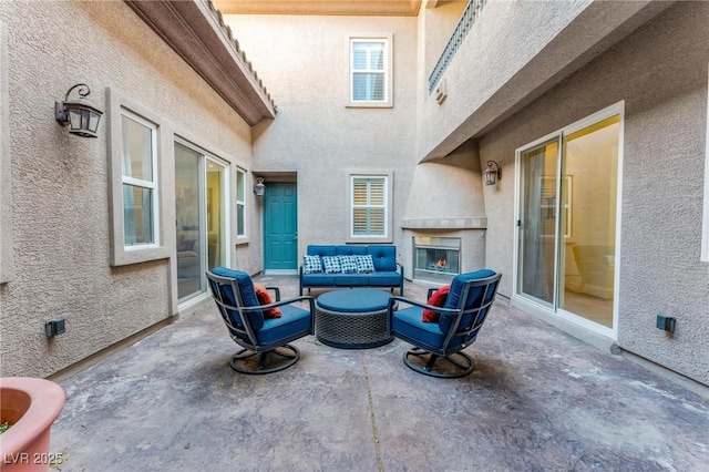 view of patio / terrace with outdoor lounge area