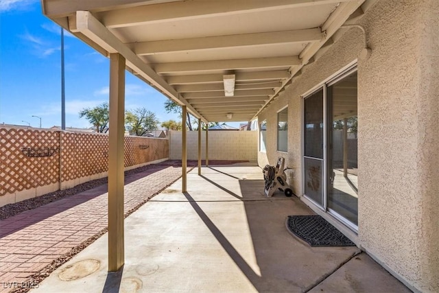 view of patio