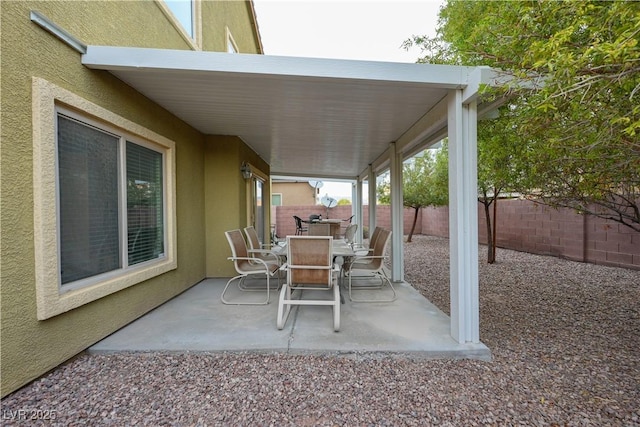 view of patio