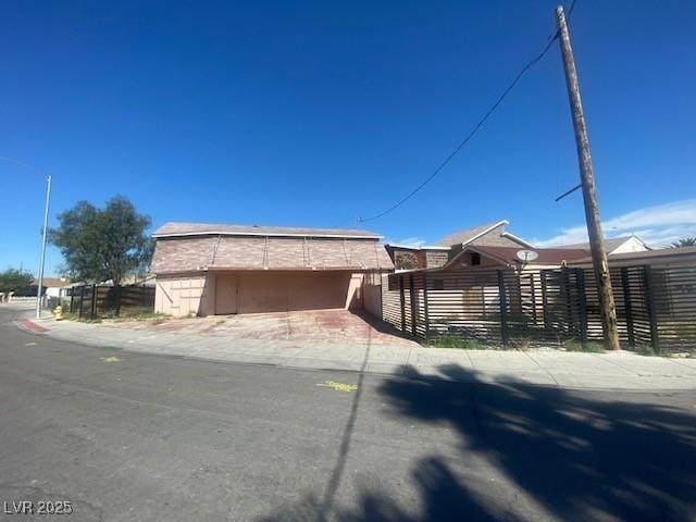 view of front of home