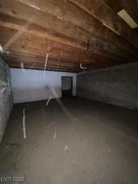 view of attic