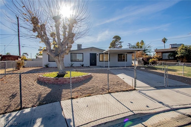 view of ranch-style house