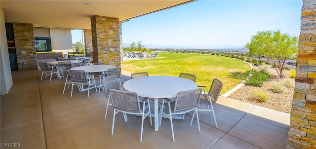 view of patio