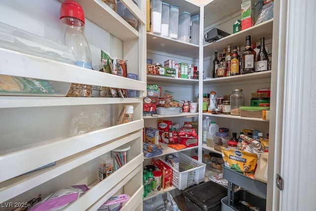 view of pantry